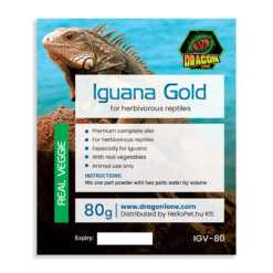DragonOne Iguana Gold Leguán és növényevő táp - Zöldséges | 80g