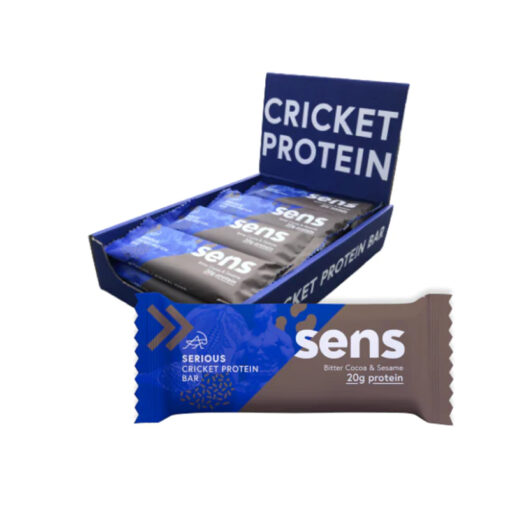 SENS Serious Cricket Protein Bar Fehérje szelet | Bitter Cocoa & Sesame