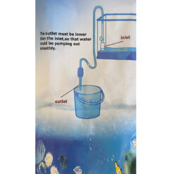 Viva Akvárium vízleeresztő cső pumpával és szűrővel | 160 cm
