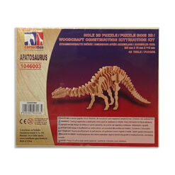 Cornelissen 3D Puzzle Összerakható állatfigura fából | Apatosaurus