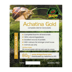 DragonOne Achatina Gold Prémium szárazföldi csiga táp - Kalciummal | 80g
