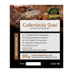 DragonOne Collembola Gold Prémium ugróvillás táp aktív szénnel | 80g