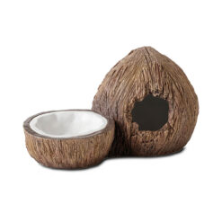 ExoTerra Coconut Hide with Water Dish Itatótál és búvóhely