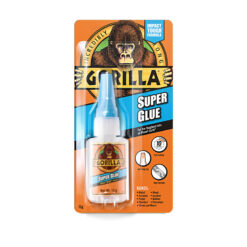 Gorilla Super Glue Beszáradásmentes pillanatragasztó | 15 g