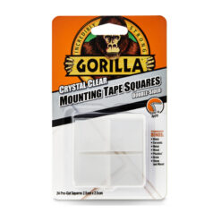 Gorilla Mounting Clear Tape Squares Kétoldalas ragasztó négyzetek | 24 db