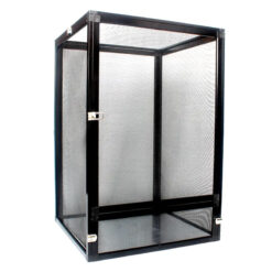 Nomoy Pet Aluminium Cage Hálós terrárium hüllőknek - fekete | L
