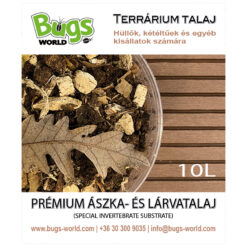 Bugs-World Prémium ászka- és lárvatalaj | 10L