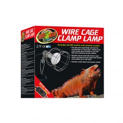 ZooMed Wire Cage Clamp Lamp Csíptethető kerámia foglalat ráccsal | 150W