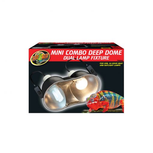 ZooMed Mini Combo Deep Dome dupla lámpatest